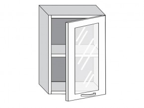 1.50.3 Шкаф настенный (h=720) на 500мм с 1-ой стекл. дверцей в Кусе - kusa.mebel74.com | фото