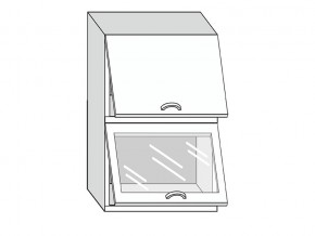 19.50.8 Шкаф настенный (h=913) на 500 с 2-мя гор. дв., 1 ст. дв в Кусе - kusa.mebel74.com | фото