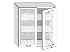 19.80.4 Шкаф настенный (h=913) на 800мм с 2-мя стек.дверцами в Кусе - kusa.mebel74.com | фото