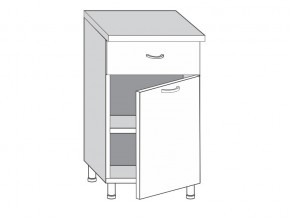 2.50.11 Шкаф-стол на 500мм с 1-им ящиком и 1-ой дверцей в Кусе - kusa.mebel74.com | фото