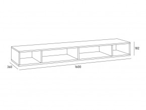 Антресоль MODUL 1600 в Кусе - kusa.mebel74.com | фото 2