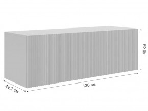 Антресоль трехдверная 119.01 Зефир белый в Кусе - kusa.mebel74.com | фото 2