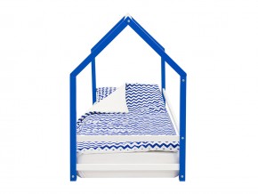 Детская кровать-домик Монтессори Svogen сине-белый в Кусе - kusa.mebel74.com | фото 5