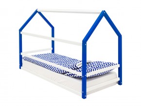 Детская кровать-домик Монтессори Svogen сине-белый в Кусе - kusa.mebel74.com | фото 6