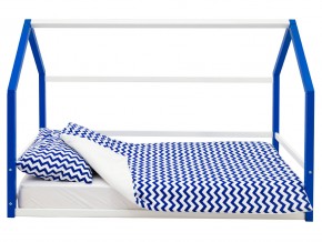 Детская кровать-домик Монтессори Svogen сине-белый в Кусе - kusa.mebel74.com | фото 7