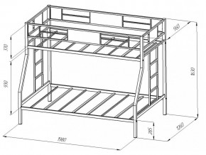 Двухъярусная кровать Гранада слоновая кость в Кусе - kusa.mebel74.com | фото 2