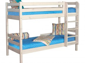 Двухъярусная кровать Соня с прямой лестницей Вариант 9 белая в Кусе - kusa.mebel74.com | фото 2