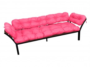 Диван Дачный с подлокотниками розовая подушка в Кусе - kusa.mebel74.com | фото