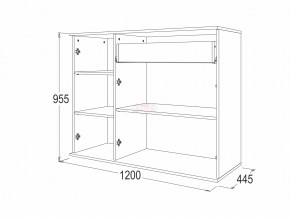 Комод 10 фант ясень анкор в Кусе - kusa.mebel74.com | фото 2