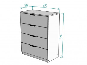 Комод Anna K216 ЯАС в Кусе - kusa.mebel74.com | фото 3