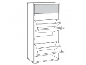 Комод для обуви 13.114 Куба в Кусе - kusa.mebel74.com | фото 2