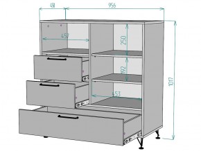 Комод Лофт K71 в Кусе - kusa.mebel74.com | фото 3