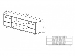 Комодино Moderno-2200 Ф3 в Кусе - kusa.mebel74.com | фото 5