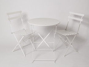 Комплект садовой мебели OTS-001 R Белый в Кусе - kusa.mebel74.com | фото 1