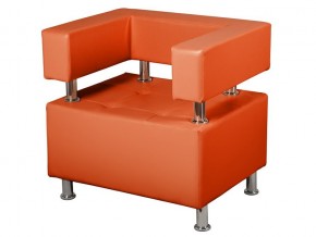 Кресло Борк Кожзам Оранжевый в Кусе - kusa.mebel74.com | фото