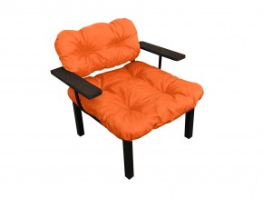 Кресло Дачное оранжевая подушка в Кусе - kusa.mebel74.com | фото