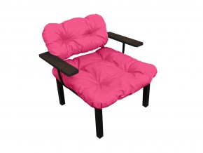 Кресло Дачное розовая подушка в Кусе - kusa.mebel74.com | фото