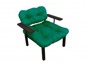 Кресло Дачное зелёная подушка в Кусе - kusa.mebel74.com | фото