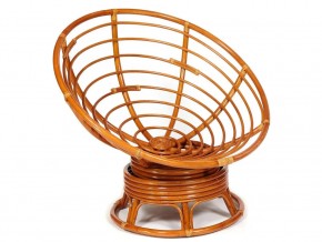 Кресло-качалка Papasan w 23/01 B с подушкой Cognac, экошерсть Коричневый в Кусе - kusa.mebel74.com | фото 4