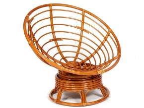 Кресло-качалка Papasan w 23/01 B с подушкой Cognac, флок Олива в Кусе - kusa.mebel74.com | фото 4