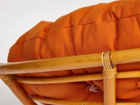 Кресло-качалка Papasan w 23/01 B с подушкой Honey, ткань Оранжевый в Кусе - kusa.mebel74.com | фото 4