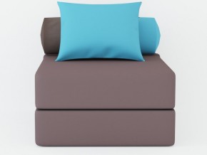 Кресло-кровать Коста Dimrose azure chocolate в Кусе - kusa.mebel74.com | фото 3