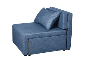 Кресло-кровать Милена велюр синий в Кусе - kusa.mebel74.com | фото 1