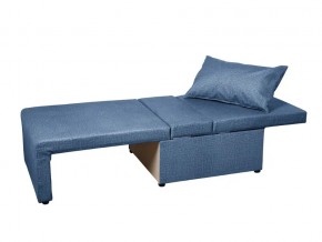 Кресло-кровать Милена велюр синий в Кусе - kusa.mebel74.com | фото 3