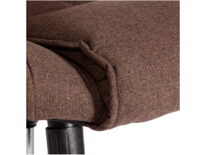 Кресло офисное Bergamo хром ткань коричневый в Кусе - kusa.mebel74.com | фото 4