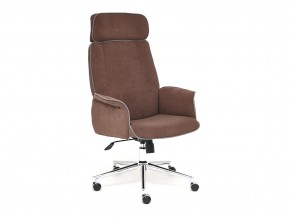 Кресло офисное Charm флок коричневый в Кусе - kusa.mebel74.com | фото 1