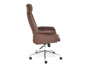 Кресло офисное Charm флок коричневый в Кусе - kusa.mebel74.com | фото 5