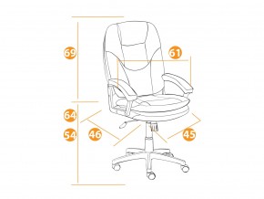 Кресло офисное Comfort lt флок черный в Кусе - kusa.mebel74.com | фото 2