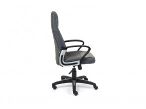Кресло офисное Inter флок серый в Кусе - kusa.mebel74.com | фото 3