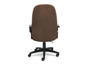 Кресло офисное Leader флок коричневый в Кусе - kusa.mebel74.com | фото 4