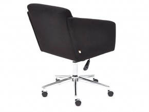 Кресло офисное Milan хром флок черный в Кусе - kusa.mebel74.com | фото 3