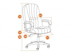 Кресло офисное СН888 ткань серый в Кусе - kusa.mebel74.com | фото 2