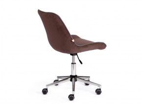 Кресло офисное Style флок коричневый в Кусе - kusa.mebel74.com | фото 3