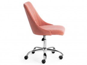 Кресло офисное Swan флок розовый в Кусе - kusa.mebel74.com | фото 3