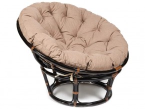 Кресло Papasan 23/01 W с подушкой Antique brown, экошерсть Коричневый в Кусе - kusa.mebel74.com | фото 1