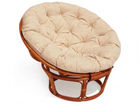 Кресло Papasan 23/01 W с подушкой Cognac, ткань Старт в Кусе - kusa.mebel74.com | фото 1