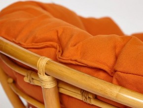 Кресло Papasan 23/01 W с подушкой Honey, ткань Оранжевый в Кусе - kusa.mebel74.com | фото 4