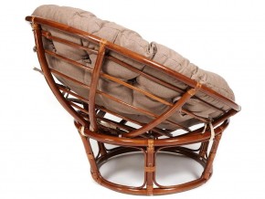 Кресло Papasan 23/01 W с подушкой Pecan, экошерсть Коричневый в Кусе - kusa.mebel74.com | фото 2