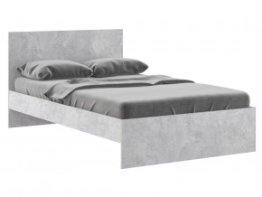 Кровать 1200 Осло модуль М12 с настилом Лайт цемент светлый в Кусе - kusa.mebel74.com | фото 1
