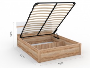 Кровать 160 с подъемным механизмом в Кусе - kusa.mebel74.com | фото