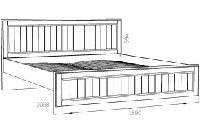 Кровать 1800 Оливия НМ 040.34-03 Х в Кусе - kusa.mebel74.com | фото 2