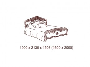 Кровать 2-х спальная 1600*2000 с основанием в Кусе - kusa.mebel74.com | фото