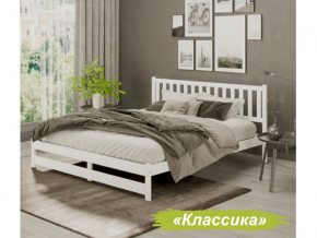 Кровать 2-х спальная Аист-8 Классика белый 1200х2000 мм в Кусе - kusa.mebel74.com | фото 1