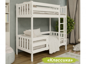 Кровать 2-х ярусная Аист-2 Классика белый 1600х800 мм в Кусе - kusa.mebel74.com | фото