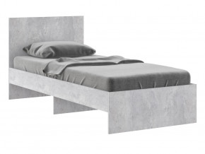Кровать 900 Осло модуль М11 с настилом Лайт Цемент светлый в Кусе - kusa.mebel74.com | фото 1