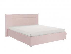 Кровать Альба 1600 велюр нежно-розовый в Кусе - kusa.mebel74.com | фото 1